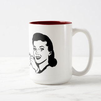 Caneca De Café Em Dois Tons A piedade retrocede dentro em seguida