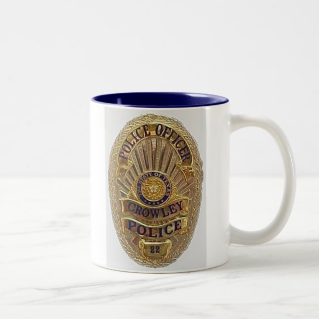 Caneca De Café Em Dois Tons A polícia de Crowley agride (Direita)