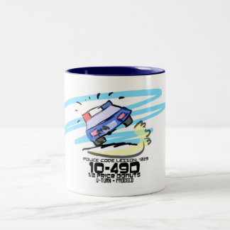 Caneca De Café Em Dois Tons A polícia graceja copo de café:  Venda da