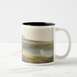 Caneca De Café Em Dois Tons A ponte arménia, perto da montagem de St Thomas,