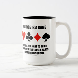 Caneca De Café Em Dois Tons A ponte é um jogo onde você tenha que pensar