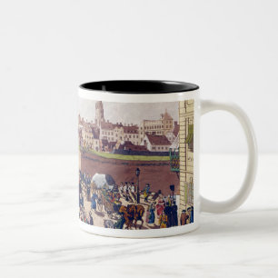 Caneca De Café Em Dois Tons A ponte em Leopoldstadt, Viena, 1780