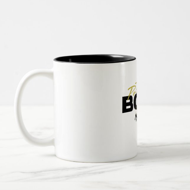 Caneca De Café Em Dois Tons A Propriedade Boss Coffee Mug (Esquerda)