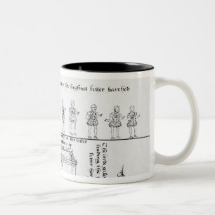 Caneca De Café Em Dois Tons A rainha em sua maca