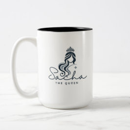 Caneca De Café Em Dois Tons A Rainha Sacha