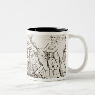 Caneca De Café Em Dois Tons A reconciliação entre Britannia América