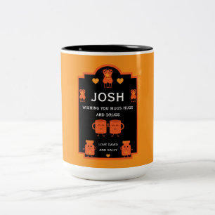 Caneca De Café Em Dois Tons A recuperação de saúde vai ficar bem em breve