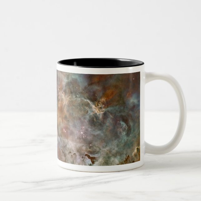 Caneca De Café Em Dois Tons A região central da Nebulosa Carina (Direita)