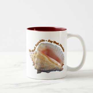 Caneca De Café Em Dois Tons A república do Conch