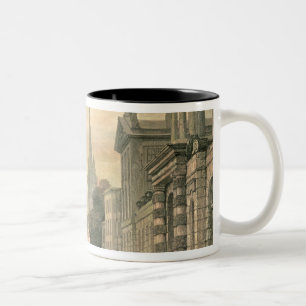 Caneca De Café Em Dois Tons A rua principal, Oxford, gravado por G. Hollis