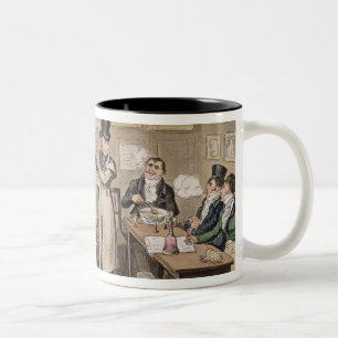 Caneca De Café Em Dois Tons A sala de estar de Cribb: Tom que introduz Jerry e