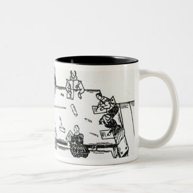 Caneca De Café Em Dois Tons A segunda mesa de bom consolida (Direita)