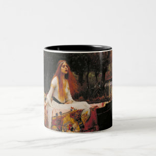 Caneca De Café Em Dois Tons A Senhora de Shalott John William Waterhouse Art