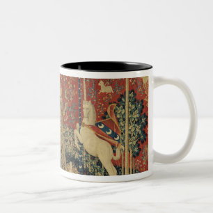 Caneca De Café Em Dois Tons A senhora e o unicórnio: 'Taste