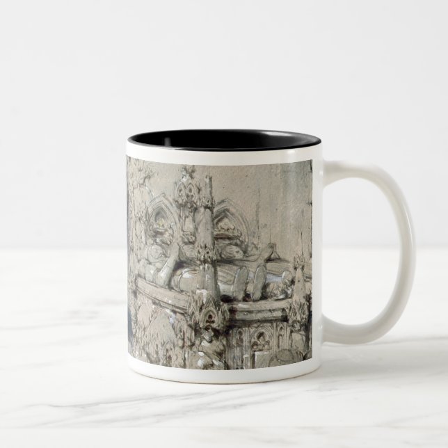 Caneca De Café Em Dois Tons A sepultura de pouco Nell (Direita)