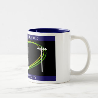 Caneca De Café Em Dois Tons A sociedade do engenheiro novo de SDG&E -