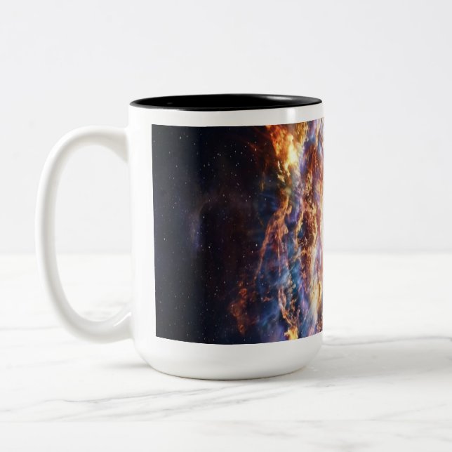 Caneca De Café Em Dois Tons A Star Going Supernova (Esquerda)