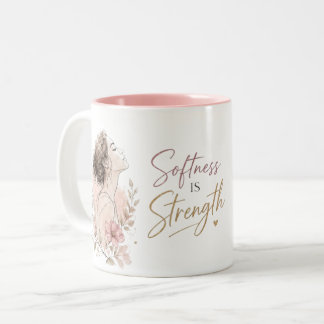 Caneca De Café Em Dois Tons A Suavidade É a Força