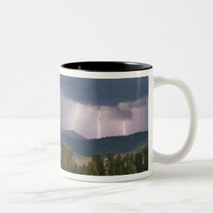 Caneca De Café Em Dois Tons A tempestade produziu raios no Jocko