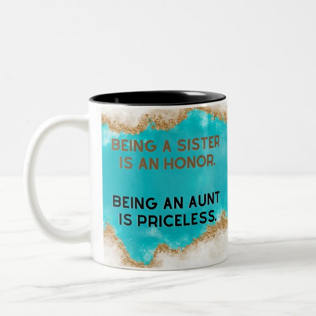 Caneca De Café Em Dois Tons A Tia Não Tem Preço (Esquerda)