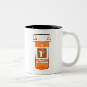 Caneca De Café Em Dois Tons A Tiro Com Arco É Minha Droga