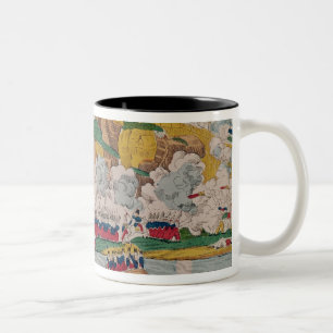 Caneca De Café Em Dois Tons A tomada de Argel pelo francês