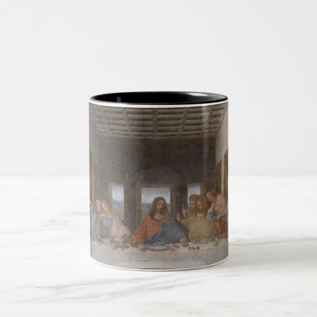 Caneca De Café Em Dois Tons A última ceia (Centro)