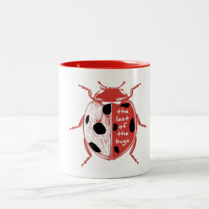 Caneca De Café Em Dois Tons A Última Das Pragas , Amante De Besouro Joaninha