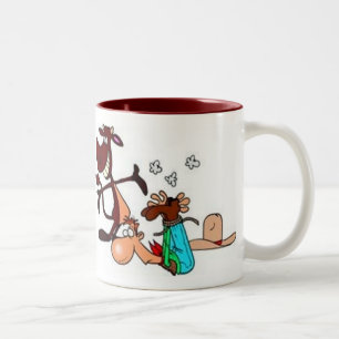 Caneca De Café Em Dois Tons A vingança de um boi