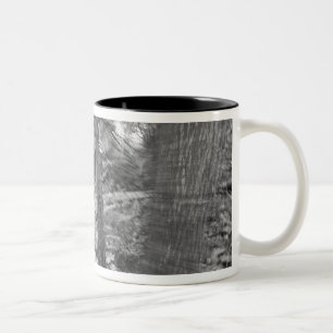 Caneca De Café Em Dois Tons Aaron Rodgers praticando mountain biking na Stairw