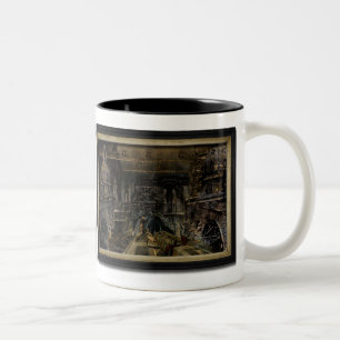 Caneca De Café Em Dois Tons Abaixo do santo Jude