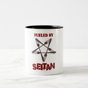 Caneca De Café Em Dois Tons Abastecido por Seitan