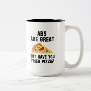 Caneca De Café Em Dois Tons Abdômen É Ótimo