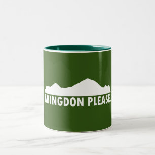 Caneca De Café Em Dois Tons Abingdon Virginia, por favor