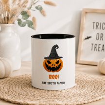 Abóbora de Halloween “TCHU!” – Nome Personalizado