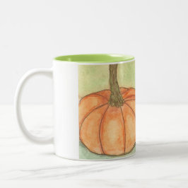 Caneca De Café Em Dois Tons abóboras