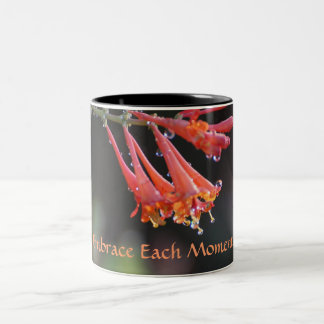 Caneca De Café Em Dois Tons Abrace cada momento