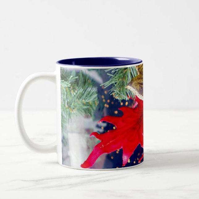 Caneca De Café Em Dois Tons Abrace os prazeres (Esquerda)