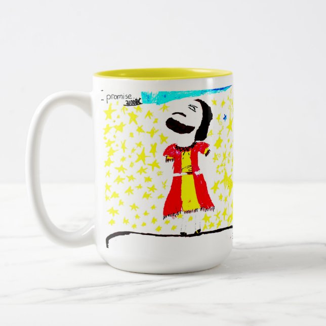 Caneca De Café Em Dois Tons Abraham (Esquerda)