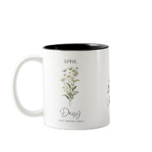 Abril Mês Flor Daisy Birthday Dotou-a