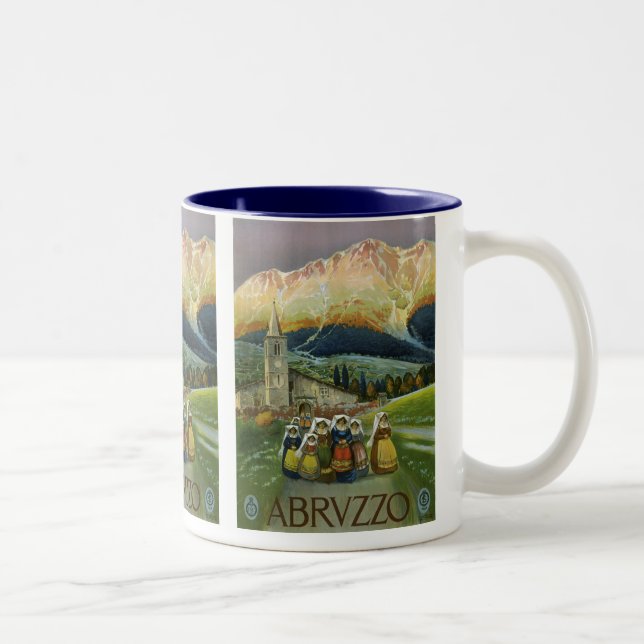 Caneca De Café Em Dois Tons Abruzzo (Direita)