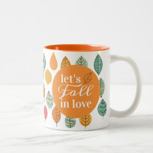 Caneca De Café Em Dois Tons Abstrato