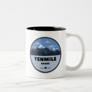 Caneca De Café Em Dois Tons Acampamento Colorado de Tenmile Range