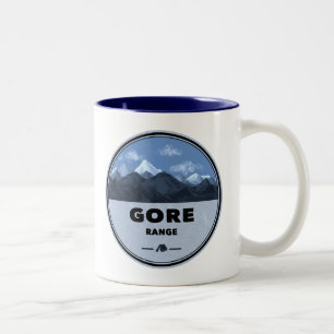 Caneca De Café Em Dois Tons Acampamento Colorado Range da Gore Mountain