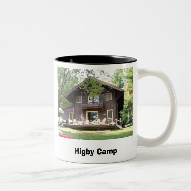 Caneca De Café Em Dois Tons Acampamento de Higby (Direita)