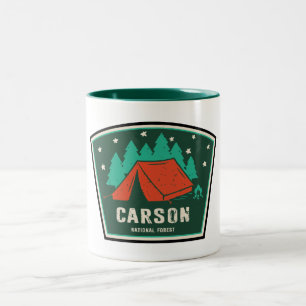 Caneca De Café Em Dois Tons Acampamento Florestal Nacional Carson