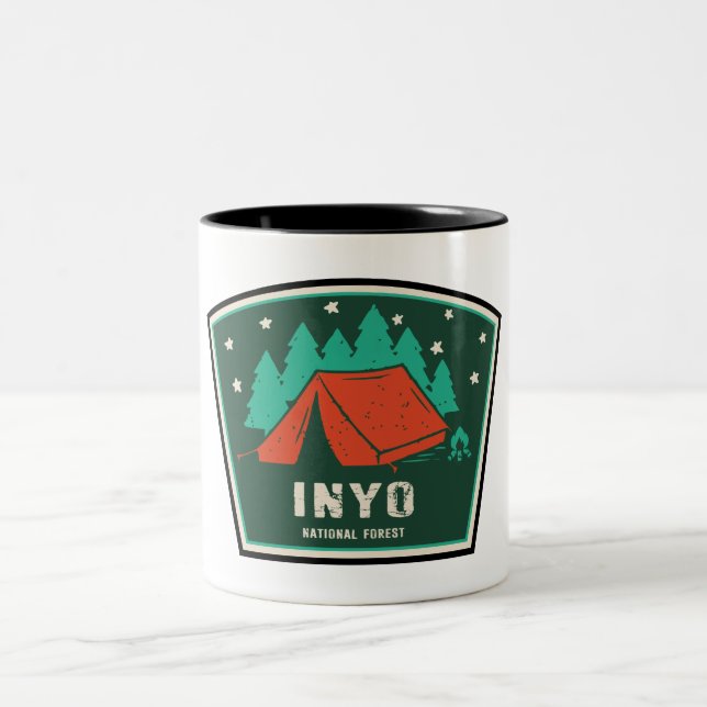 Caneca De Café Em Dois Tons Acampamento Florestal Nacional Inyo (Centro)