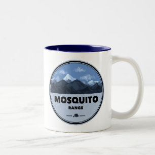 Caneca De Café Em Dois Tons Acampamento Mosquito Range Colorado