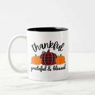 Caneca De Café Em Dois Tons Ação de Graças
