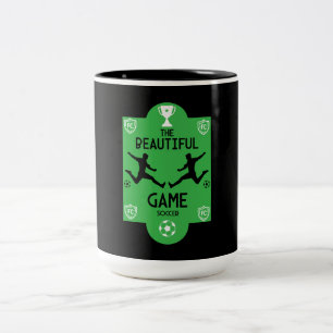 Caneca De Café Em Dois Tons Acessórios de futebol